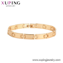 75787 Xuping recién llegado de oro plateado estilo de lujo elegante pulsera de moda para mujeres